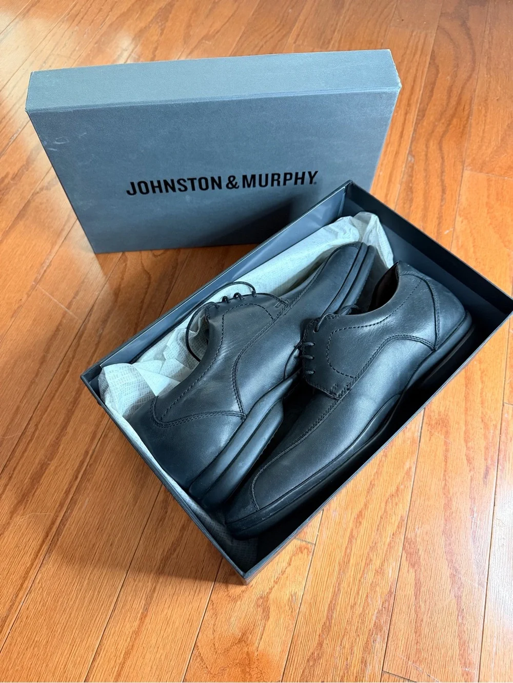 Johnston & Murphy sleek black